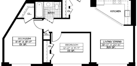 Amazing 2 bed on Saint Nicholas Avenue in South Harlem
