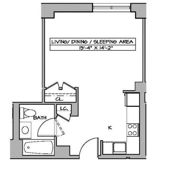 Amazing open layout on Manhattan Avenue in South Harlem