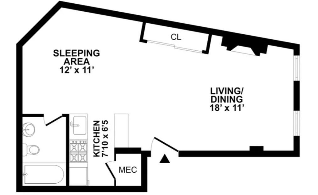 Amazing open layout on West Broadway in Soho