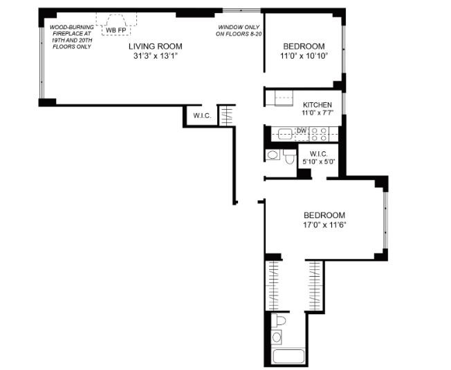 Amazing 2 bed on East 34th Street in Kips Bay