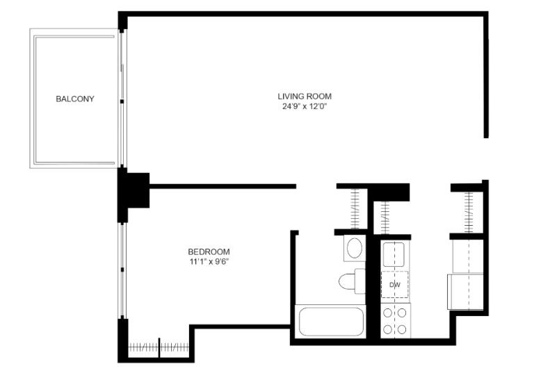 Amazing 1 bed on East 34th Street in Murray Hill