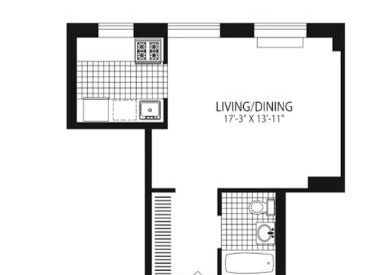Amazing open layout on Jane Street in West Village