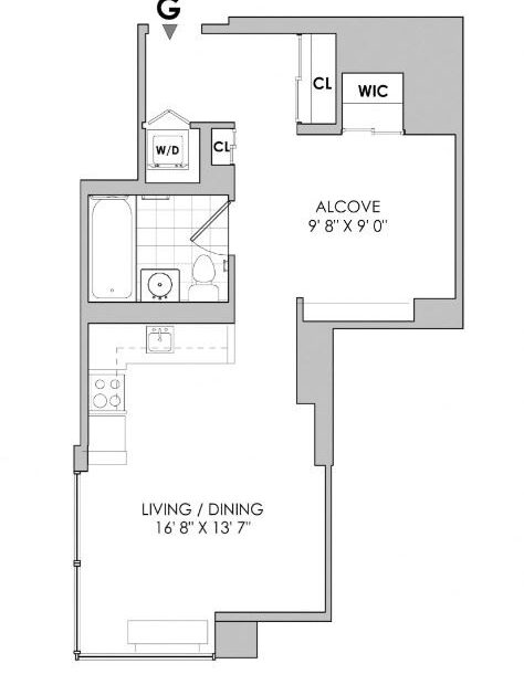 Amazing open layout on West 42nd Street in Hell’s Kitchen