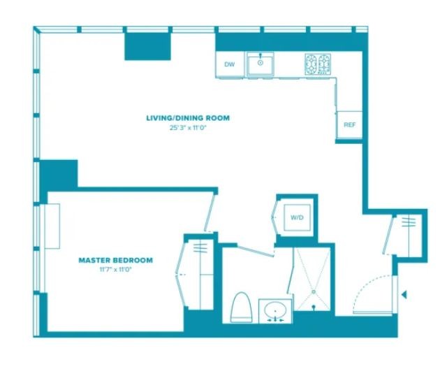 Amazing 1 bed on West 31st Street in Midtown South