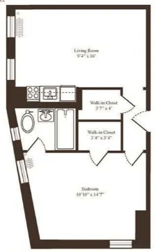 Amazing 1 bed on West 96th Street in Upper West Side