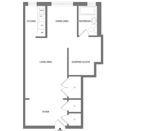 Amazing Studio on Greenwich Street in West Village