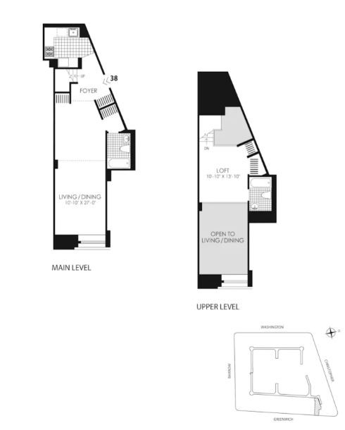 Amazing open layout on Greenwich Street in West Village