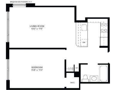 Amazing 1 bed on Elizabeth Street in Noho