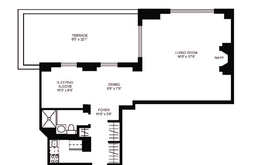 Amazing 1 bed on West 55th Street in Midtown