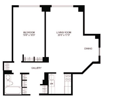 Amazing 1 bed on West 55th Street in Midtown