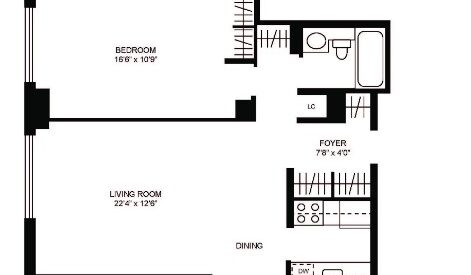Amazing 1 bed on West 55th Street in Midtown