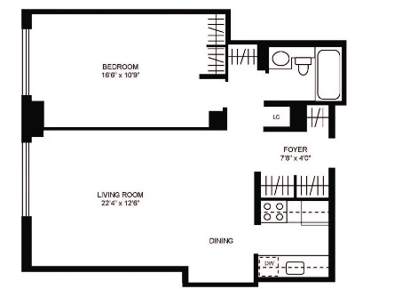 Amazing 1 bed on West 55th Street in Midtown