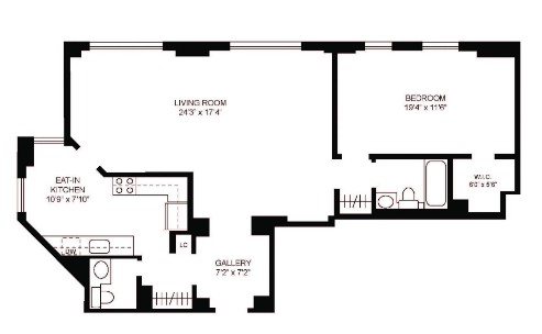 Amazing 1 bed on West 55th Street in Midtown
