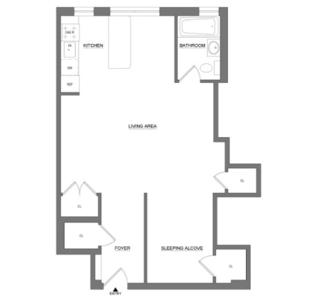 Amazing Studio on Greenwich Street in West Village