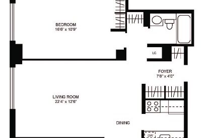 Amazing 1 bed on West 55th Street in Midtown