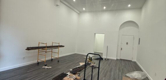 Prime 1,500 SF Retail Loft on Broadway with Soaring Ceilings & Huge Windows