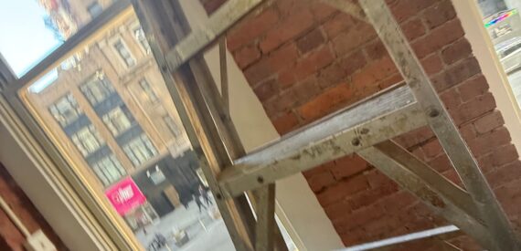 Prime 1,500 SF Retail Loft on Broadway with Soaring Ceilings & Huge Windows
