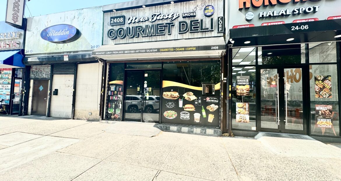 Prime Astoria Retail Space for Lease – 2,200 SF, Vented, No Property Taxes!