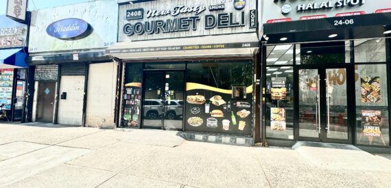 Prime Astoria Retail Space for Lease – 2,200 SF, Vented, No Property Taxes!