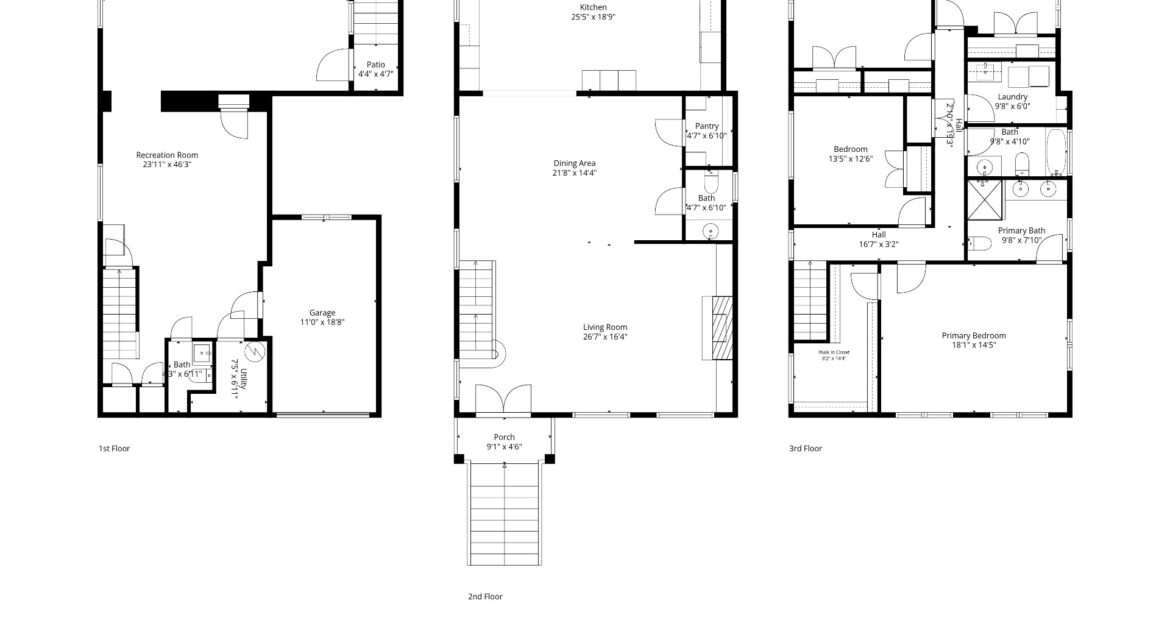 White Stone Home For Sale