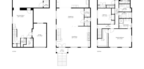 White Stone Home For Sale