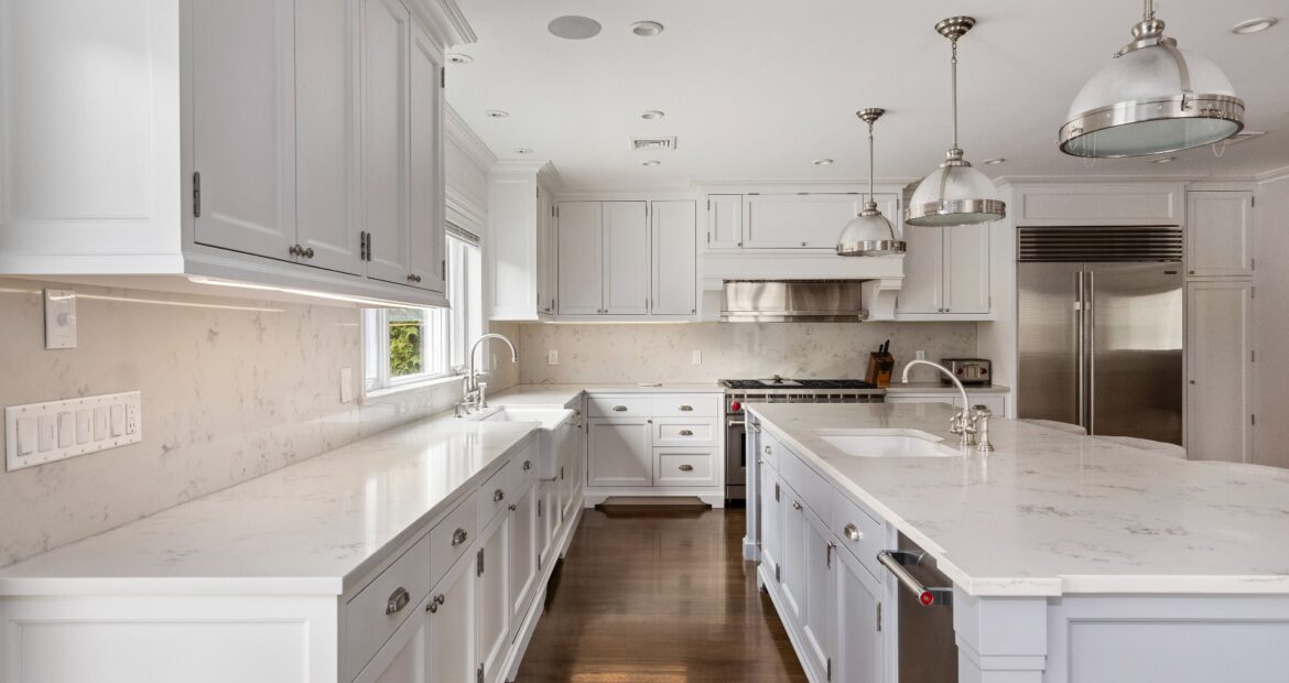 White Stone Home For Sale