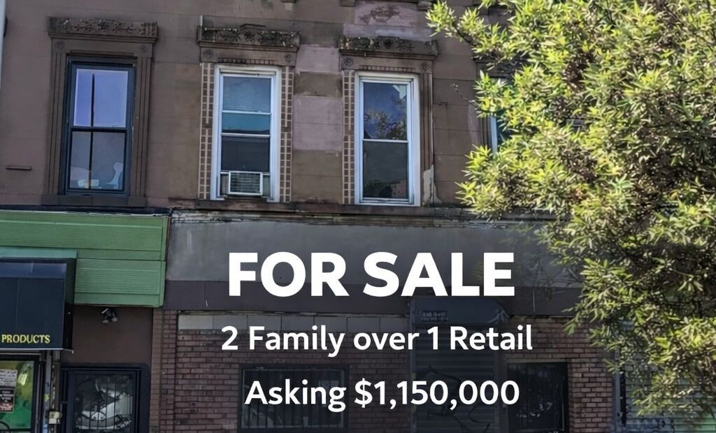 Mixed-Use Opportunity: 2-Family Over Retail on Fulton St & Rockaway Ave