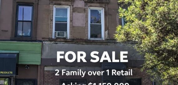 Mixed-Use Opportunity: 2-Family Over Retail on Fulton St & Rockaway Ave